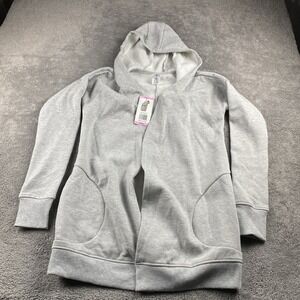 Active Life Cardigan Open-Front Womens Small Gray Long Sleeve NWT‎